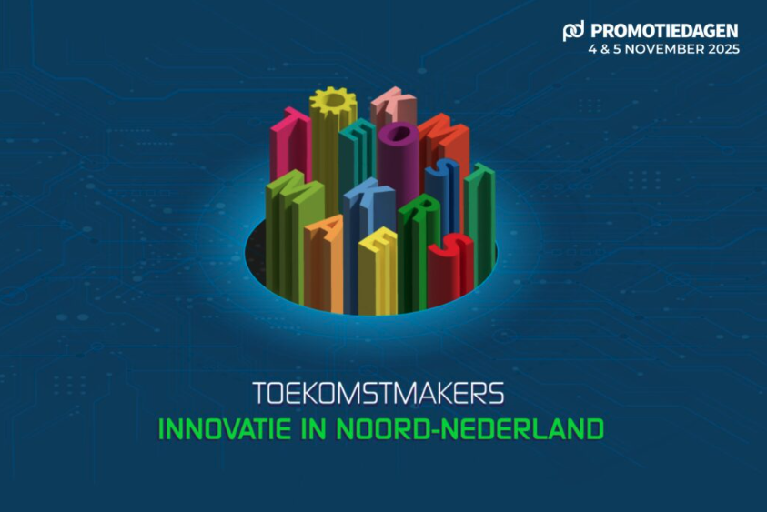 Toekomstmakers - afbeelding van het thema van de Promotiedagen Groningen 2025